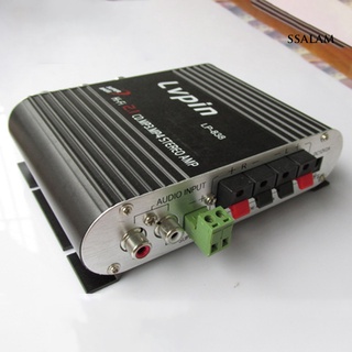 ❣┇☍【HOT】 Lvpin838 Subwoofer 2.1 Channels Super Bass HiFi 12V CD MP3 MP4 Stereo Radio Amplifier for C