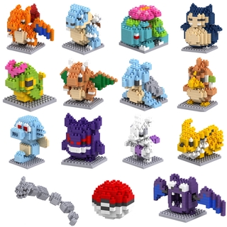 Lego Building Blocks Pokémon Pikachu Building Blocks Children's Educational Assembling Toy Small Box