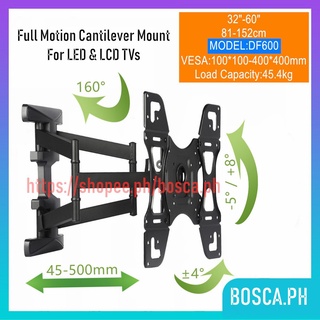 【PHI local stock】 DF600 32-60" inch TV Wall Mount 6 Swing Arms Full Motion Cantilever Mount LED & LC