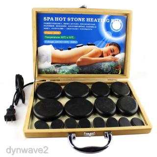 [DYNWAVE2] SPA Hot Stone Massage Heater Warmer Heating Box Home Salon SPA Rocks Device nMqU