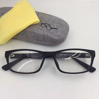Rubberized optical frame eyeglasses/replaceable lens/high quality/free hardcase/8207