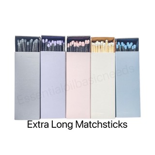 ✠Decorative Extra Long Matchsticks, Long Matches for Candles , Safety Matches, Wooden Matchstick