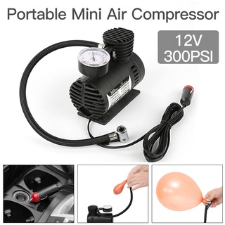 ♙┅❏12V Portable Mini Air Compressor 300 PSI Auto Car Electric Tire Inf