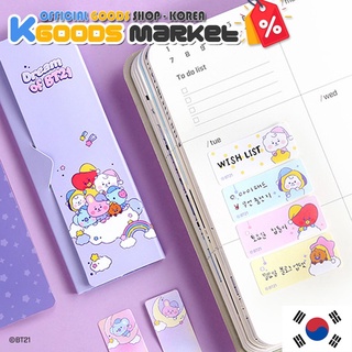 BTS BT21 Sticky Index Monopoly 2021 New Item Dream of Baby Sticky Memo Paper