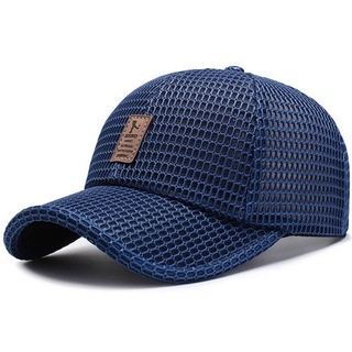 Unisex Classical Mesh Baseball Cap Peaked Cap Sport Breathable Golf Hat Summer Hat Trucker Cap (5)