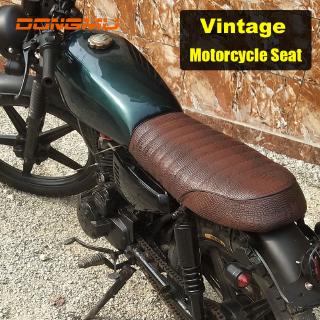 Motorcycle Brown Crocodile Vintage Seat Retro Saddle For Honda CB CL Retro Cafe Racer CG125 CB200 CB350 CB400 CB500 CB750 SR400