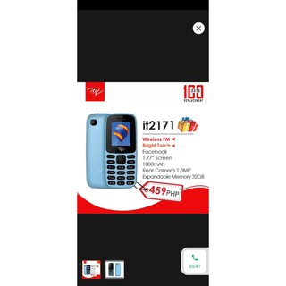iTEL it2171 Basic Phone, 100 Days Official Replacement With Free Sim Card