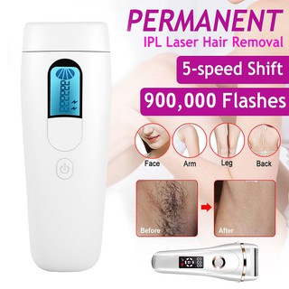 900,000 Flashes IPL Laser Hair Removal 5 Gear Permanent Photon Rejuvenation Electric Painless