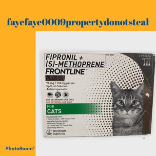 FRONTLINE® PLUS FLEA AND TICK TREATMENT FOR CATS