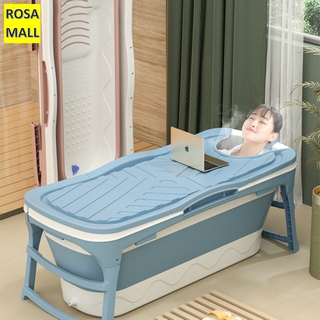 Cordial Shining Folding Adult BathTub Bucket Thicken Plastic Barrel Sweat Steaming Home Bath Tub