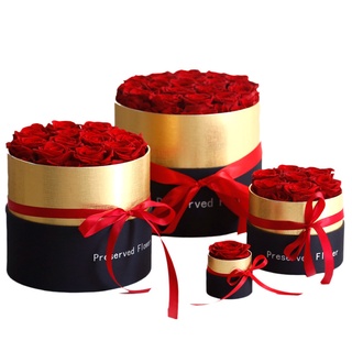 Preserved Roses In Box Handmade Real Roses In Flowers long lasting Red Roses Mother's Day Gift