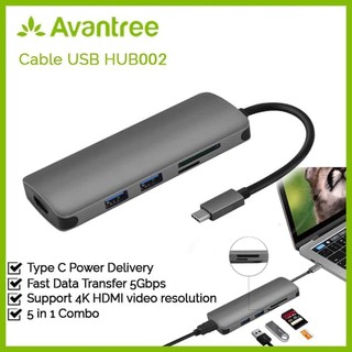 Avantree Type-C COMBO Hub Adapter -HUB002