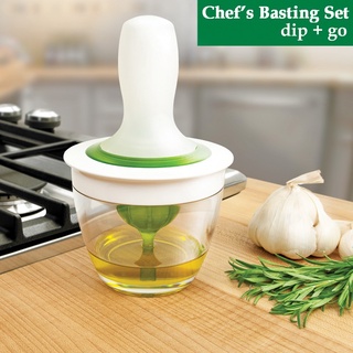 Chef Basting Set - for Barbeque BBq Brush Oil Dip Setcoffee capsules