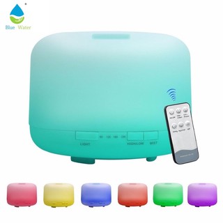 Blue Water BW500 Aromatherapy Diffuser Ultrasonic Air Humidifier 7 Led Color With Remote Control