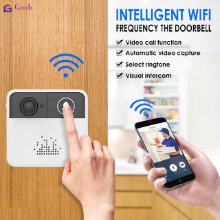 【Fast Shipping】 Smart Wireless Wifi Doorbell HD Video Camera Phone Door Visual Ring Intercom 【Goob】 (1)