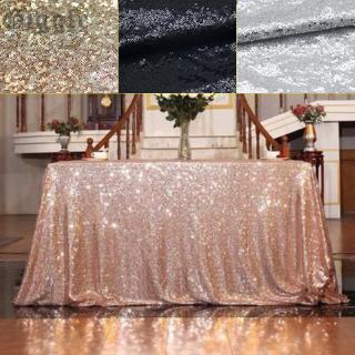 Durable Decoration Table Cloth Party Events Hotel Sparkly Rectangle Cover Wedding Glitter Tablecloth