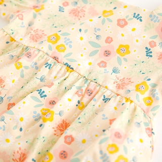 Cute Newborn Baby Girls Floral Romper Bodysuit Short Sleeve Summer Clothes 0-18 Months (8)