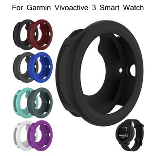 Silicone Protector Cover For Garmin Vivoactive3 Smart Watch Diameter 45.4MM