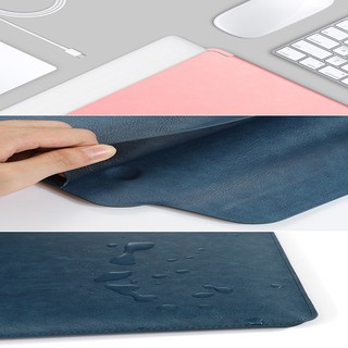 Magnetic Leather Laptop Sleeve Bag Cover Case for Macbook Pro/Air 13" 2018 2019 (8)