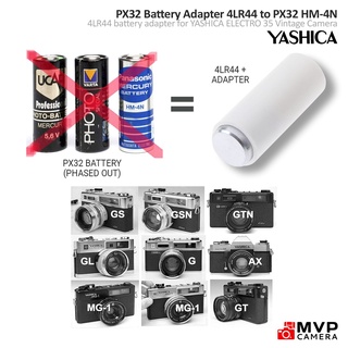 Battery Adapter 4LR44 to PX32 HM-4N for YASHICA ELECTRO 35 Vintage MVP CAMERA