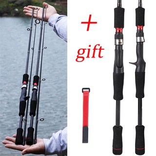 Fishing Rod Spinning/Casting 2 Sections Glass Fiber Fishing Rod Ultralight Pole for Outdoor Travel