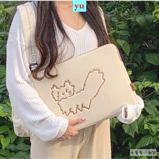Hookka Korea Purchasing Designer Niche Cute Dog Laptop Bag 14 Inch Ipad Tablet Bag