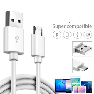 Original Nalon white Micro USB Cables Android Date micro-usb Cord For Samsung Android Mobile Phone USB Charging Cord Access 1/2m