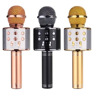 Wireless Bluetooth Microphone WS-858 Karaoke Speaker