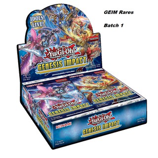 Yu-Gi-Oh! Genesis Impact - RARES Batch #1 (Buy 10 or more for 10 each)