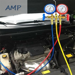 【Ready Stock】✺R1344 1/4 Inch H/L Air Condition Refrigerant Manifold Gauge Car Replacements Quick Cou (1)