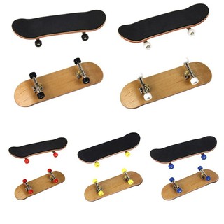 Wood Fingerboard Toys For Boys Bearing Wheels Skid Pad Cycling Toys