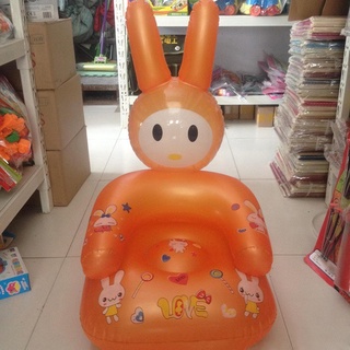 Portable Cartoon Children Chair Inflatable Sofa PVC Kids Learn Chair Baby Seats