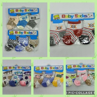 0-3 months baby socks 3 pairs / pack