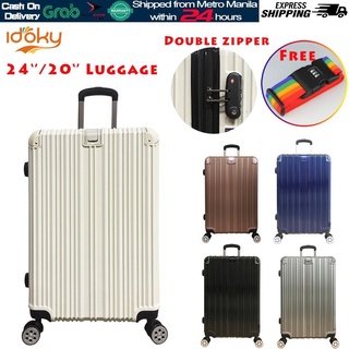 20"/24" Idoky XGK Series Double Zipper TSA Lock PC Luggage