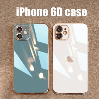 6D Plating Soft Silicone Square Frame Case for iPhone 11 12 Pro Max iPhone XR X XS MAX 7+ 8 Plus SE 2020 Phone Back Cover