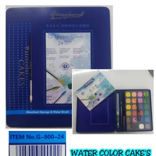water color set with brush pen 900-24