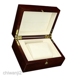 newWooden Watch Boxes Single Bracelet Bangle Jewelry Watch Jewelry Storage Case HGVr (2)