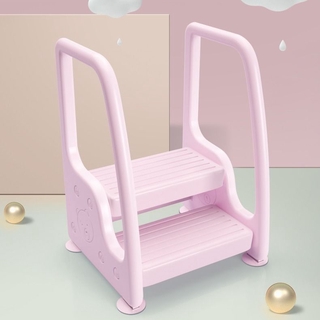 Promotional Hot Sale/Baby Hand Washing Step Ottoman Hand Washing Stool with Armrest Children Hand Washing Small Ladder Toilet Non-Slip Stool (1)
