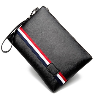 Clutches❖2021 Latest All-Match Retro New Men'S Stitching Contrast Clutch Bag Outdoor Leisure Small B