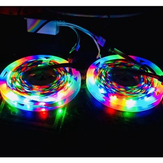 MABUHAYGROCERY LED Light Strip 5M/10M RGB LED Light 2835 DC 12V Tape Light Stripe Light