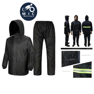MIC Motorcycle Water Resistant Unisex Outdoor Glow The Dark Stripe Raincoat High quality raincoat
