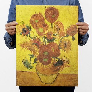 VAN GOGH ART PRINT Vase with 15 Sunflowers POSTER (1)