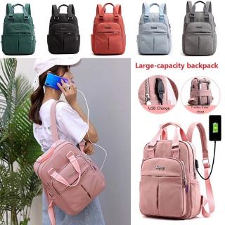 Fashion Anti-Theft Bag Travel Waterproof Backpack Usb Charge Laptop Backpack With Side Usb Charging
