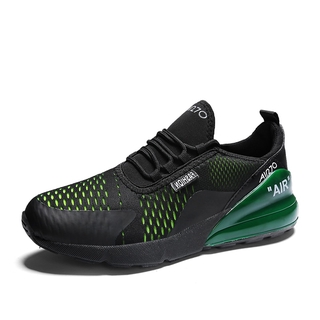 2021 Men Tennis Shoes Air Cushion Mesh Breathable Black Green Non-Slip Sneakers Sport Male Trainers Tenis Masculino Basket Homme (1)
