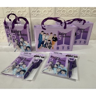 Personalized BTS Party Needs and Give Aways