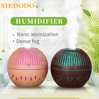 Humidifier Diffuser 130ml Portable Light Wood Cooler Air Humidifier USB Charging Humidifier