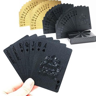 [COD]Black Matte Plastic Poker Waterproof Pet Playing Cards (1)