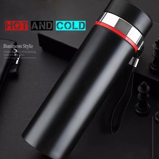 High-end Tumbler Stainless Steel Thermos Vacuum Cup Drinking Bottle Flask w/ handle 500ML