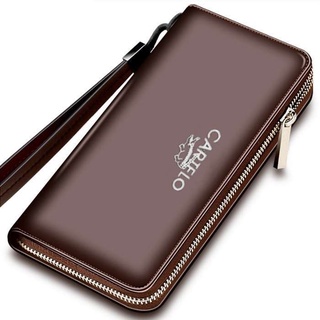 Cartier Lacoste Men's Handbag Man's Wallet Multiple Card Slots Handbag Ticket Holder Coin Purse Phone Bag Zipper Long Bag Fashion (1)