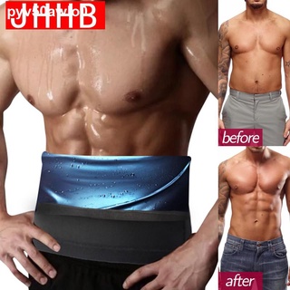✇♟Men Slimming Body Shaper Sauna Sweat Belt Waist Trainer Corsets Belly Band Sport Girdle Modeling S